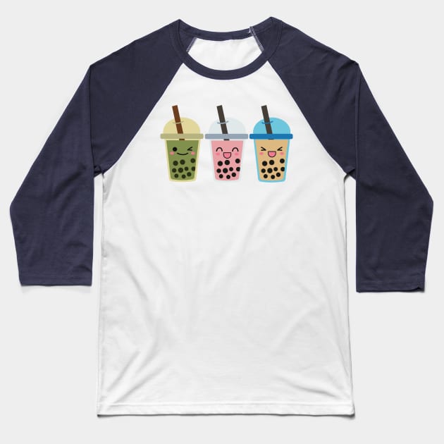 Bubble Tea Varie-TEA Baseball T-Shirt by Heckin' Good Bubble Tea